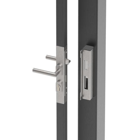 Zámkový set 40x40 AISI304 s elektrom. zámkem