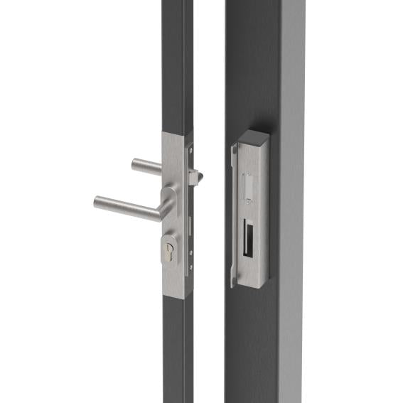 Zámkový set 40x40 AISI304 s elektrom. zámkem