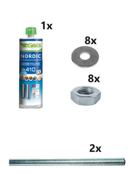 Montážní sada - zimní pro CARPORT