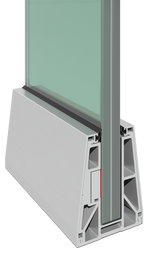 Al kotvící profil - kotvění vrchní