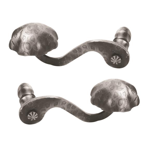 Klika dveřní L160,d17,5mm, Zn-black