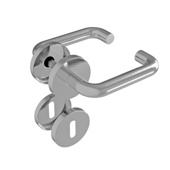 Klika se štítkem - 1pár AISI 201, K320 BB