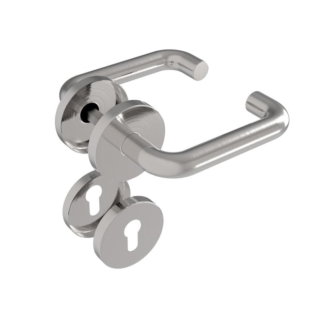 Klika se štítkem - 1pár AISI 304, K320