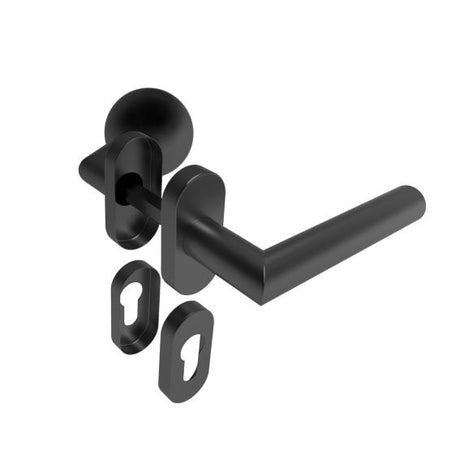 Klika koule pevná NEREZ AISI 304, BLACK