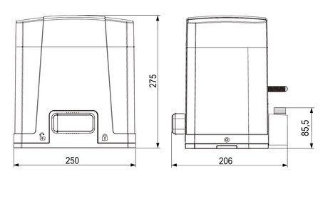 ROLLKIT pohon brány kit, max 400kg
