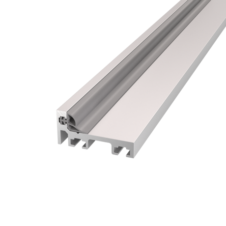 Zárubňový profil pro skleněné dveře  "L"