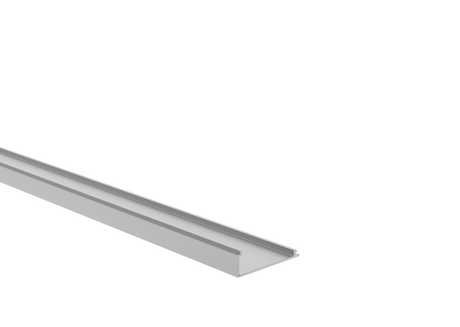 Hliníkový plotový adaptér pro tab. výplně 1-8mm - 6000mm krycí lišta