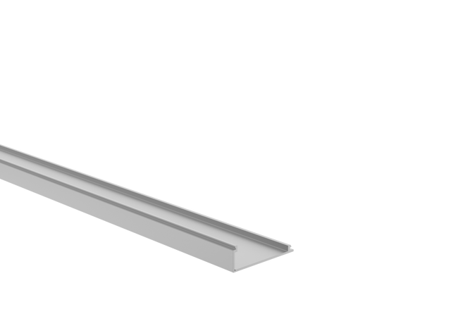 Hliníkový plotový adaptér pro tab. výplně 1-8mm - 6000mm krycí lišta