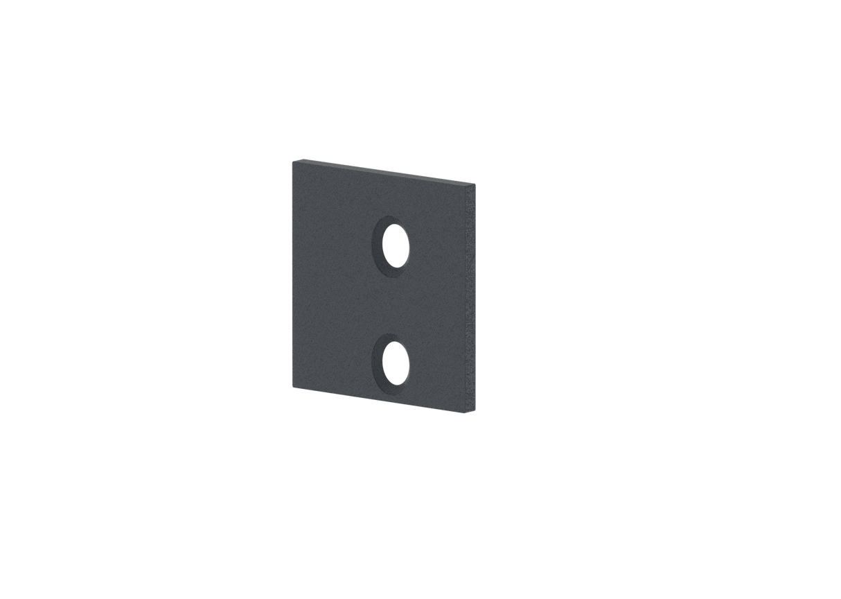 Hliníková krytka adaptéru pro žaluzie 66x40 R7016