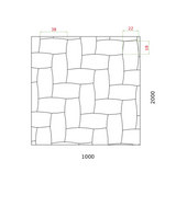 Designový 3D plech - Zn