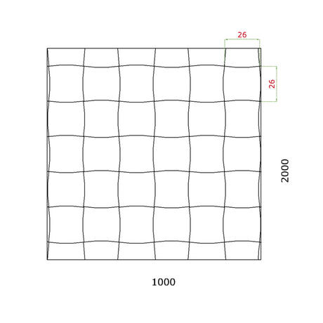 Designový 3D plech - Zn