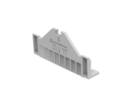 Sada pro nastavitelné upevnění skla - zlab B