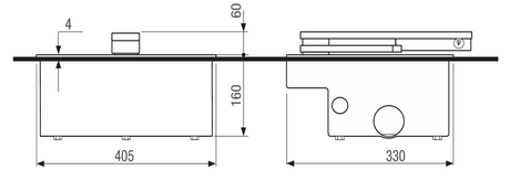 Nerezová obsazovací skříňka bez zámku pro FROG-A