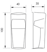 ROLLKIT bezpečnostní fotočlánek pro pohony max 12m