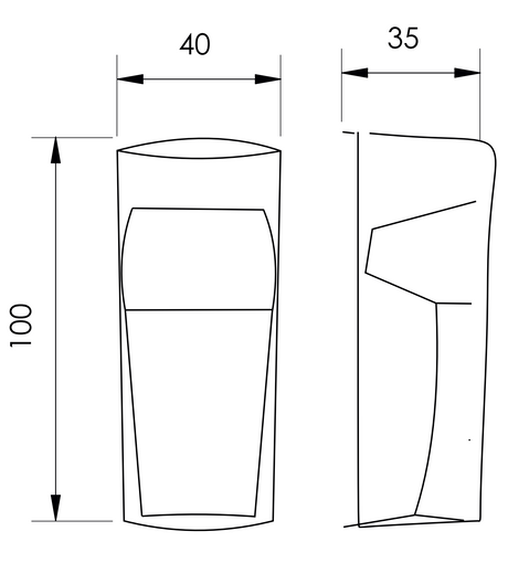 ROLLKIT bezpečnostní fotočlánek pro pohony max 12m