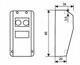 ROLLKIT bezpečnostní fotočlánek pro pohony max 15m