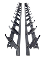 Pohyblivý hliníkový systém – vertikální, žaluziový – pár (levý + pravý)