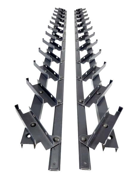 Pohyblivý hliníkový systém – vertikální, žaluziový – pár (levý + pravý)