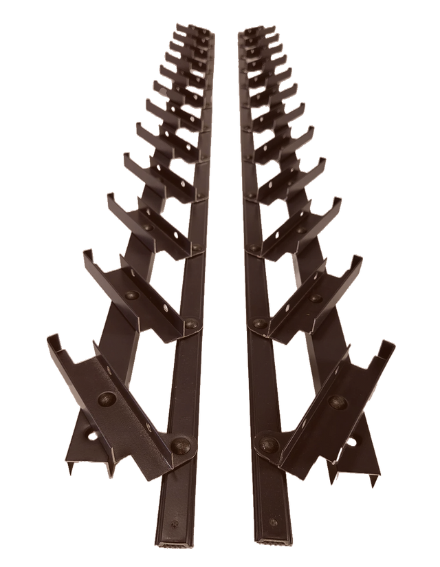 Pohyblivý hliníkový systém – vertikální, žaluziový – pár (levý + pravý)