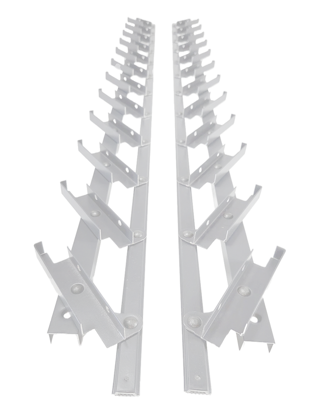 Pohyblivý hliníkový systém – vertikální, žaluziový – pár (levý + pravý)