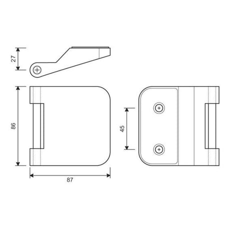 Závěs pro skleněné dveře office Al