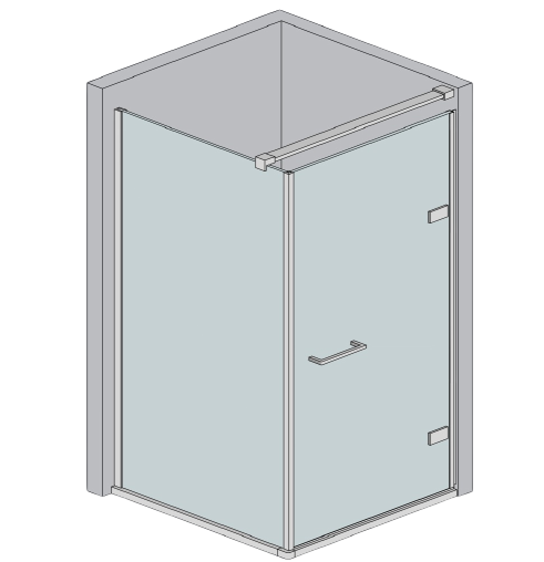 Kování - sprchový kout kridlove dvere