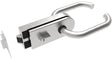 Zámek pro sklenené dveře AISI304 + zámek PZ