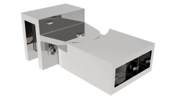 Držák stabilizátoru přímý sklo adaptivní