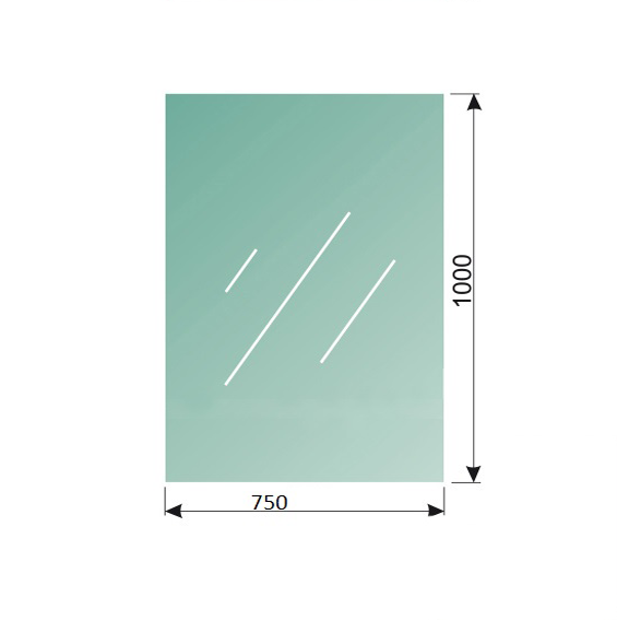 Sklo - číre, lepené