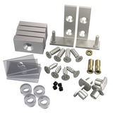 Dverný profil pro skleněné dveře + záves