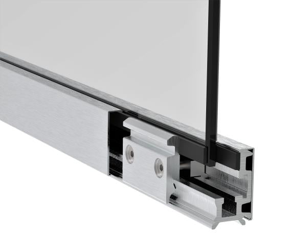 Zasklení pevné -  set 3m profilu Elox, elox-inox