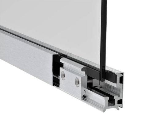 Zasklení pevné -  set 3m profilu Elox, elox-inox