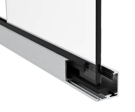 Zasklení pevné - profil U skladaný z dvou částí