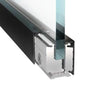 Svěrný al profil-3m s krycí lištou BLACK H40