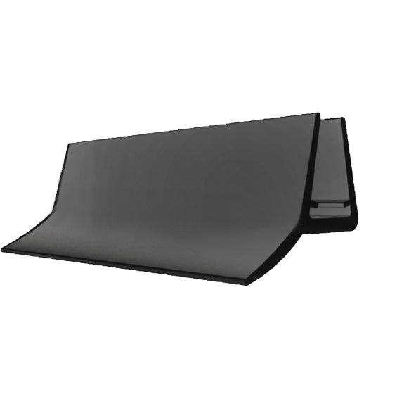 Těsnící lišta na dveře -spodní black