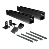 Francouzské okno hliník rám bez skla, kotvení do okna