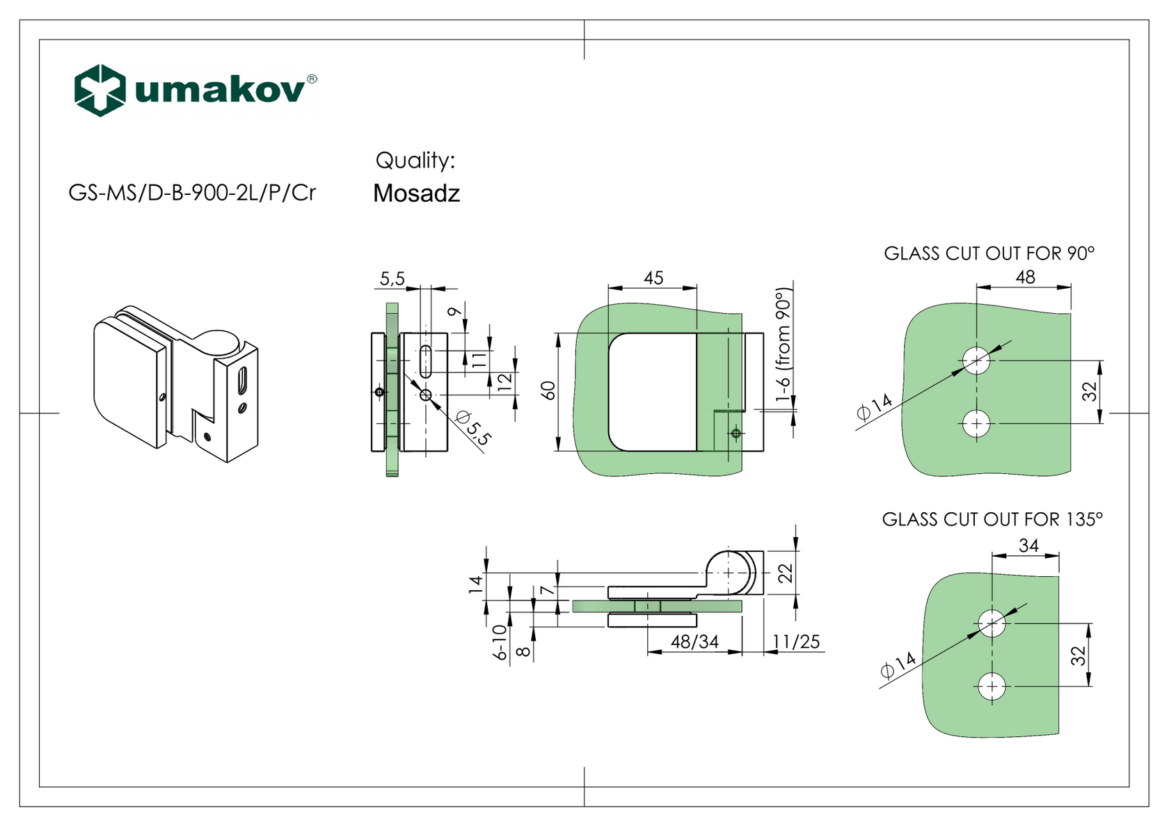 Závěs pro skleněné dveře do sprchy