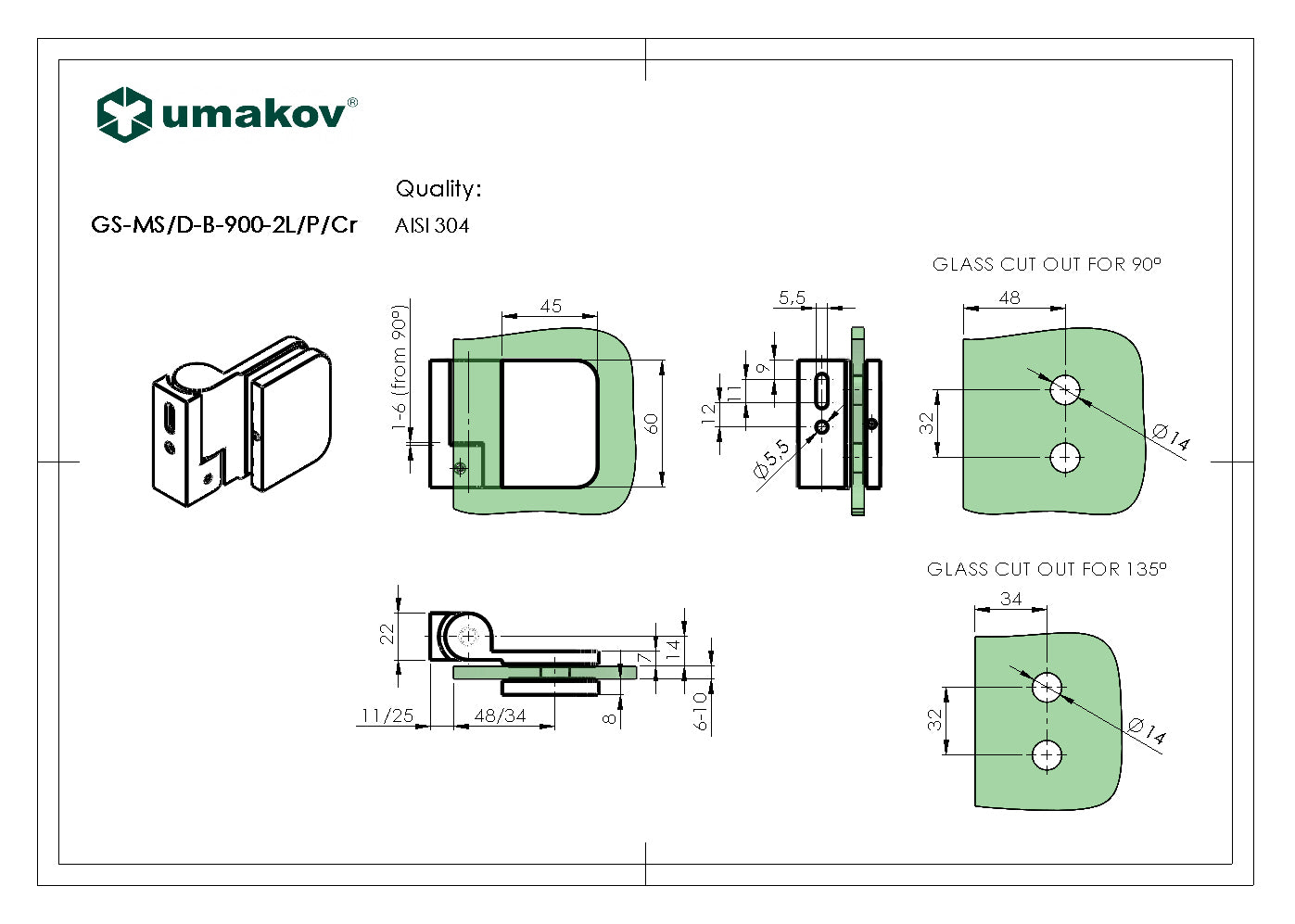 Závěs pro skleněné dveře do sprchy
