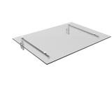 stříška AISI304, ESG/VSG glass