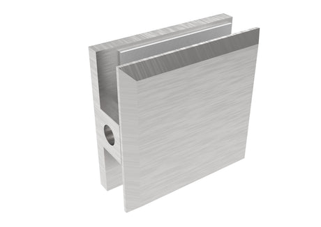 Držák skla, Zamak, 45x45x20/T 8-10 mm