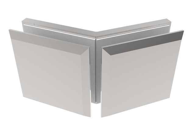 Držák skla, Zamak, 135°, T 8-10 mm