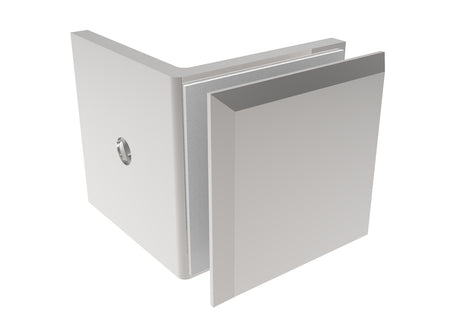 Držák skla, Zamak, 90°, T 8-10 mm