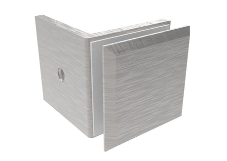 Držák skla, Zamak, 90°, T 8-10 mm