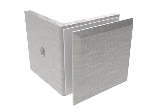 Držák skla, Zamak, 90°, T 8-10 mm