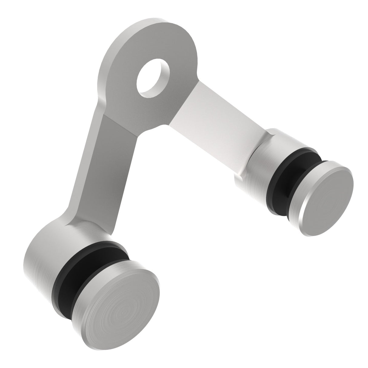 Držák sklenené výplne AISI304, 2xD30mm/90°