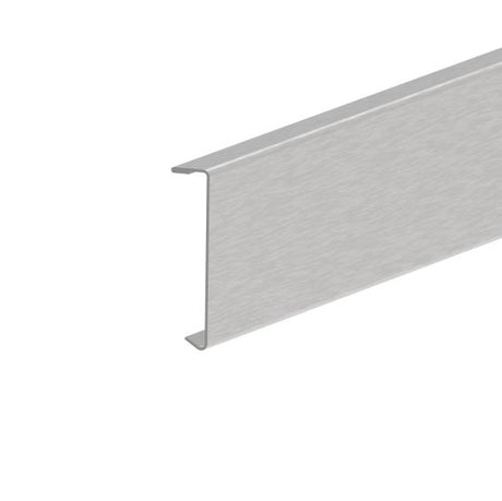 Zasklení pevné - krycí profil al-inox