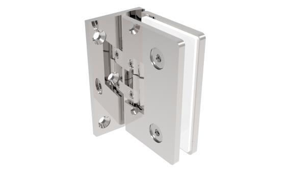 Pánt pro skleněné dveře stěna/sklo +/- 90stup. fl