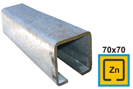 Vodíci profil posuvné samonosné brány Zn