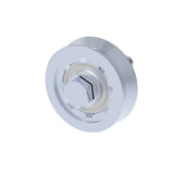 Pojezdové kolečko-V, INOX, D80mm