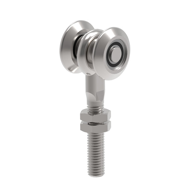 Dvoukolečkový závěsný vozík Zn, profile 57x67mm